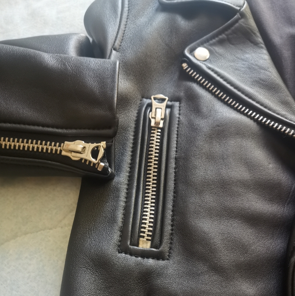 Acne studios leather biker jacket - Picture 8 of 10